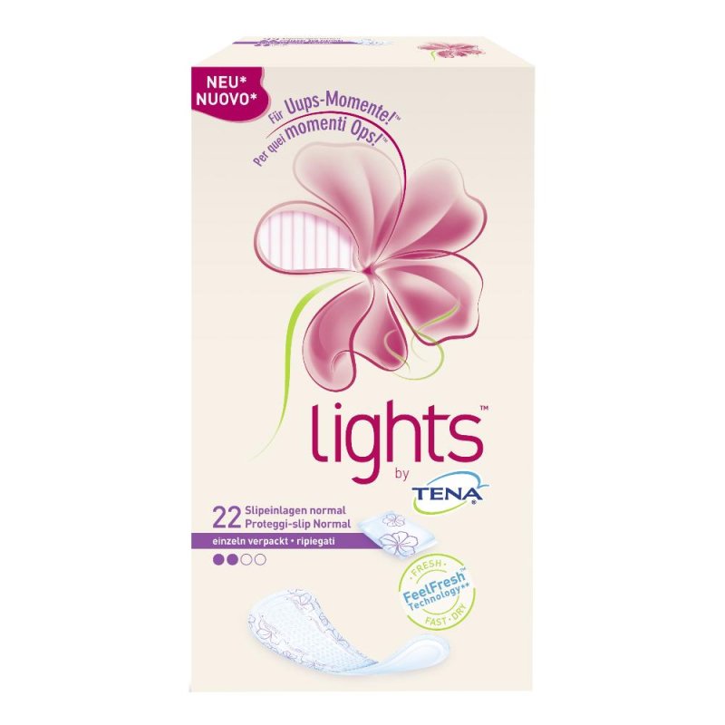 Tena Lights Normal Proteggi Slip Perdite Urinarie 22 Proteggi Slip Tena Lights Normal Proteggi Slip Perdite Urinarie 22 Proteggi Slip