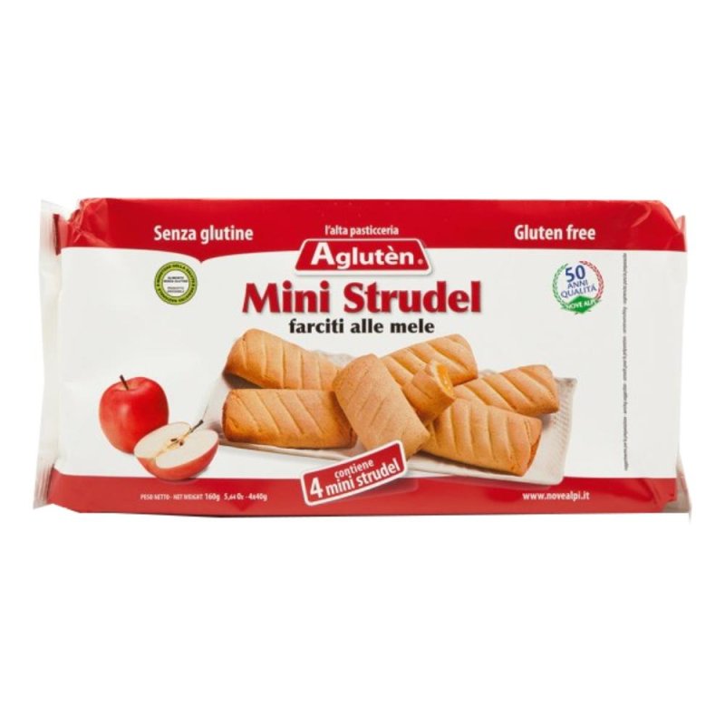 AGLUTEN MINI STRUDEL 160G AGLUTEN MINI STRUDEL 160G