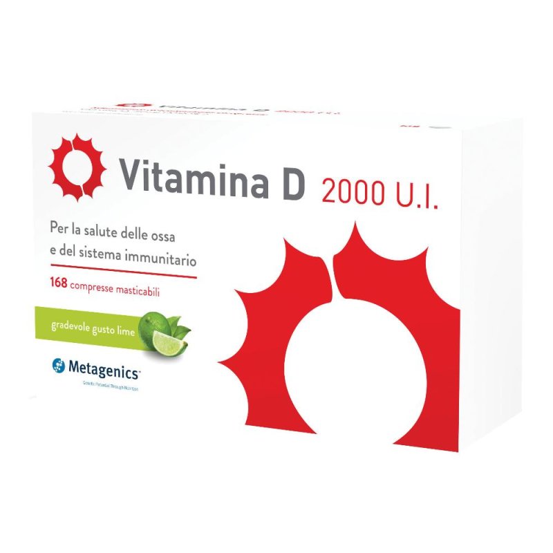 Vitamina D 2000 UI Confezione 168 Compresse Metagenics Vitamina D 2000 UI Confezione 168 Compresse Metagenics