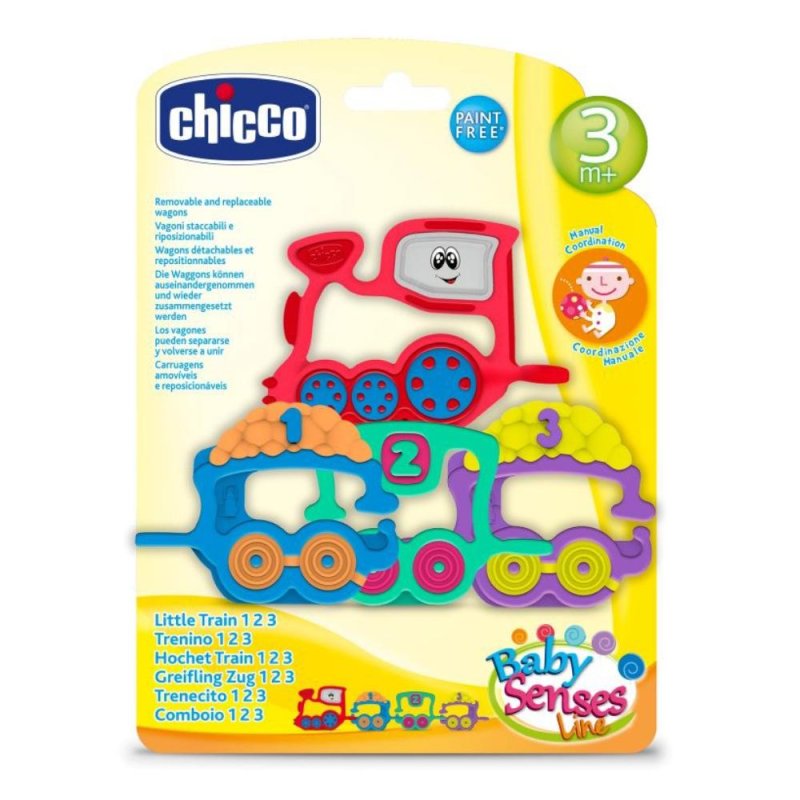 Chicco Trillino Treno 123 Giocattolo per Bambini dai 3 ai 18 Mesi Chicco Trillino Treno 123 Giocattolo per Bambini dai 3 ai 18 Mesi