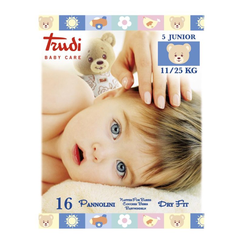 Silc Trudi Baby Care Pannolino Dry Fit Junior 11/25 Kg 16 Pezzi Silc Trudi Baby Care Pannolino Dry Fit Junior 11/25 Kg 16 Pezzi