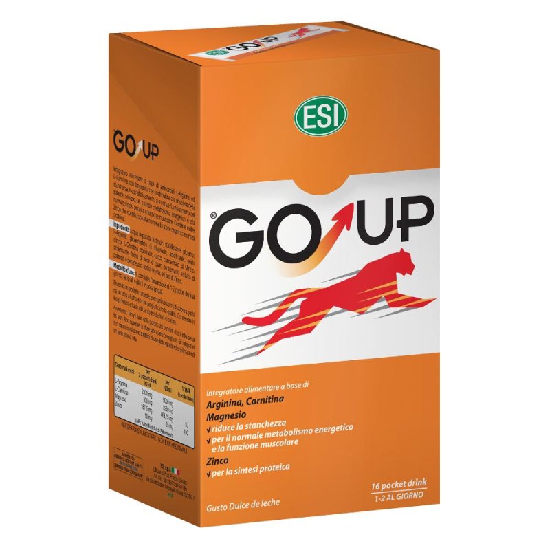 Esi  Amminoacidi e Minerali Go Up Integratore Alimentare 16 Buste 20 ml