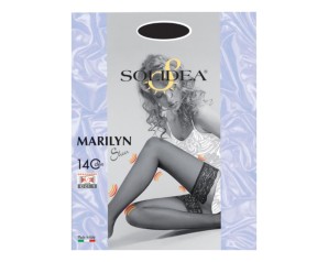 Solidea Marilyn 140 calza autoreggente donna 140 denari colore camel taglia 4