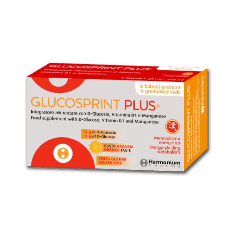 Harmonium Pharma Glucosprint Plus Arancia 6 Fialoidi Da 25 Ml Harmonium Pharma Glucosprint Plus Arancia 6 Fialoidi Da 25 Ml