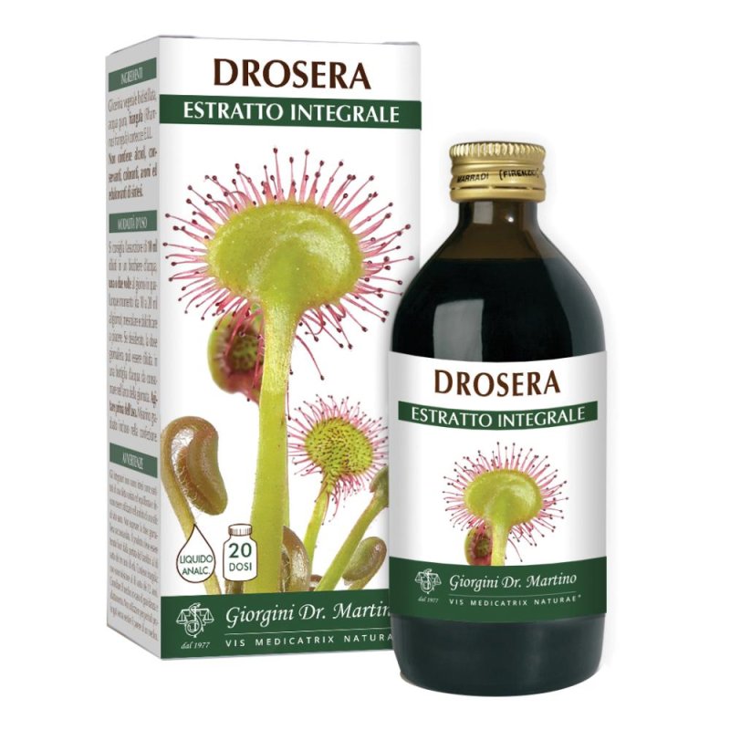 Drosera estratto integrale 200 ml Drosera estratto integrale 200 ml