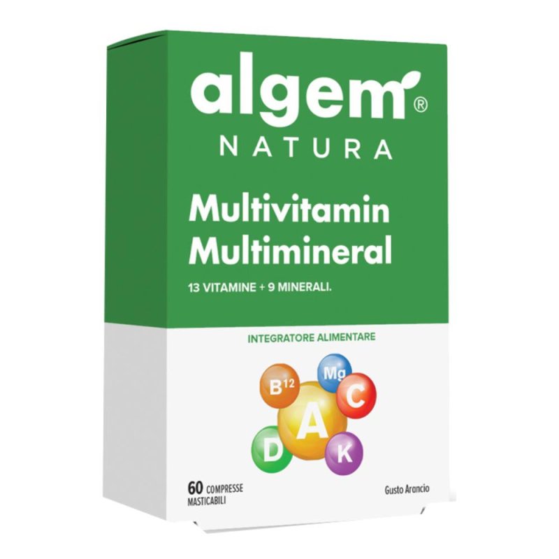 Algem Natura B.You Multivitamin Multimineral Integratore Alimentare 60 Compresse Algem Natura B.You Multivitamin Multimineral Integratore Alimentare 60 Compresse