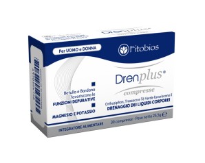 Drenplus Integratore Drenante 30 Compresse – Favorisce il Drenaggio dei Liquidi e il Benessere delle Gambe