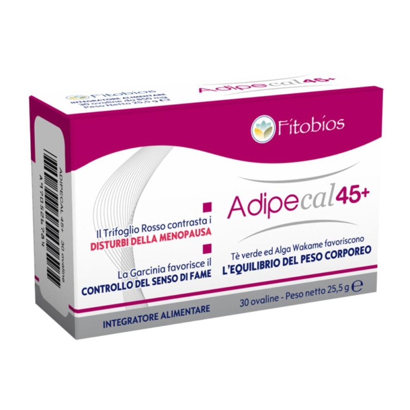 Adipecal 45+ Integratore Alimentare in Compresse per Donne Over 45 Benessere Ossa e Menopausa 30 Compresse Adipecal 45+ Integratore Alimentare in Compresse per Donne Over 45 Benessere Ossa e Menopausa 30 Compresse