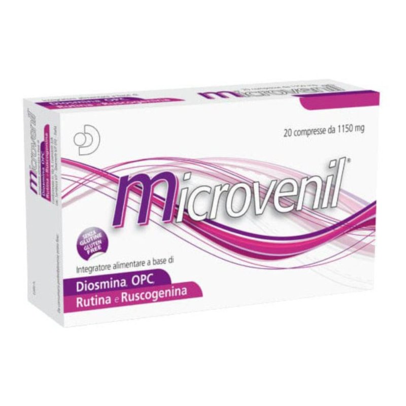 Difass Microvenil Integratore per la Circolazione e Microcircolo 20 Compresse Difass Microvenil Integratore per la Circolazione e Microcircolo 20 Compresse