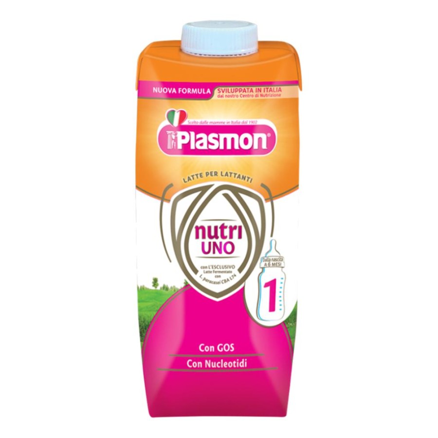 Plasmon Nascita e Crescita del Bambino Nutri Mane Stage 1 Latte Liquido in  Brick 500 ml