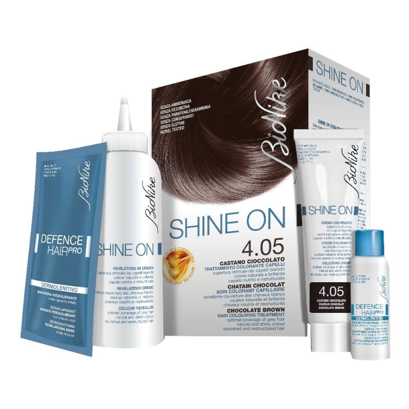 BioNike Shine ON Trattamento Capelli 4.05 Castano Cioccolato BioNike Shine ON Trattamento Capelli 4.05 Castano Cioccolato