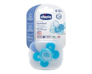 Chicco Succhietto Comfort Boy Silicone 6-12 Mesi