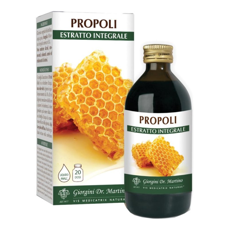 Dr Giorgini Propoli Estratto Integrale 200ml Dr Giorgini Propoli Estratto Integrale 200ml