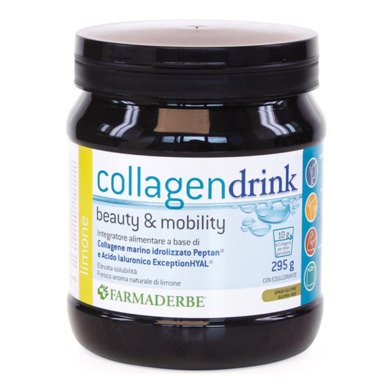 Farmaderbe Collagen Drink Integratore Alimentare al Limone 295g Farmaderbe Collagen Drink Integratore Alimentare al Limone 295g