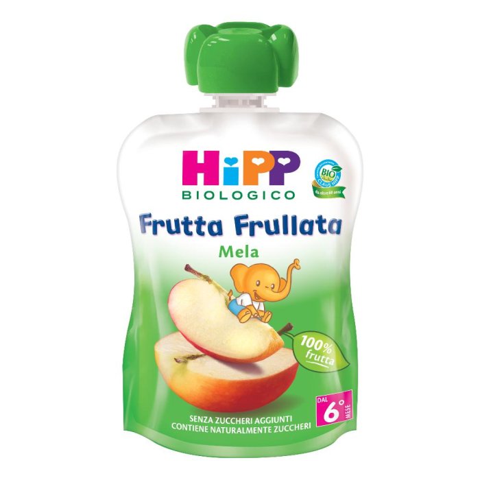 Hipp - Frutta Frullata Mela Biologica Confezione 90 Gr Hipp - Frutta Frullata Mela Biologica Confezione 90 Gr