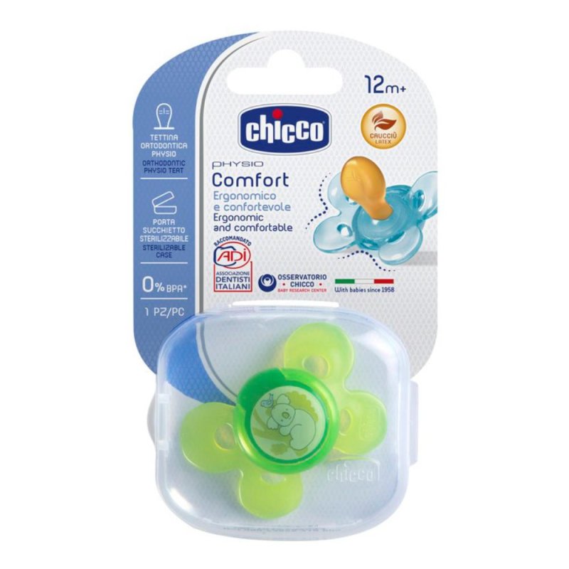 Chicco Succhietto Comfort Neu Caucciù +12 Mesi Chicco Succhietto Comfort Neu Caucciù +12 Mesi