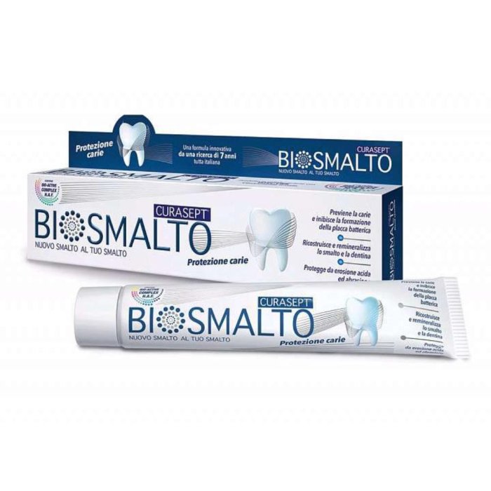 Curaden Curasept Dispositivi Medici Biosmalto Dentifricio Protettivo 75 ml Curaden Curasept Dispositivi Medici Biosmalto Dentifricio Protettivo 75 ml