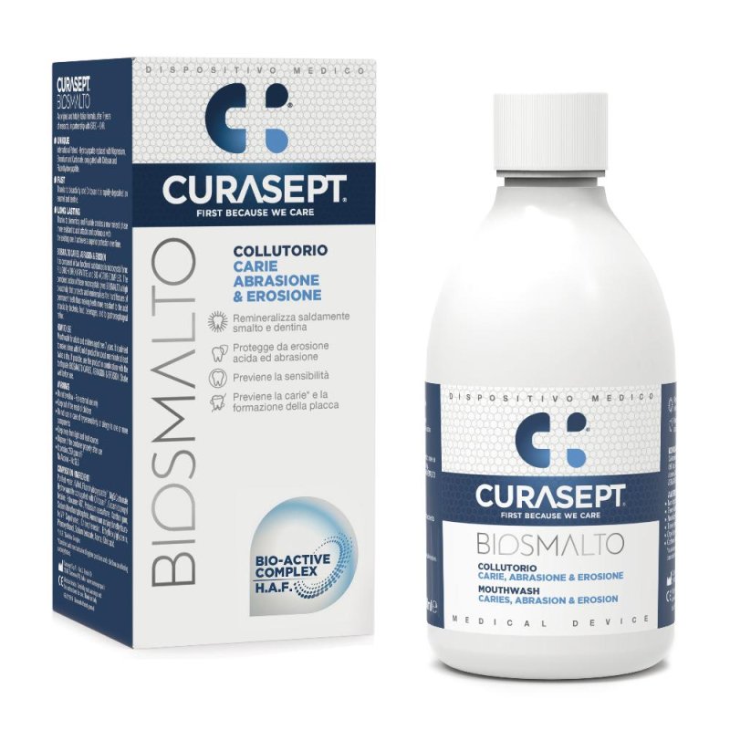 Curasept Dispositivi Medici Biosmalto Colluttorio Protettivo 300ml Curasept Dispositivi Medici Biosmalto Colluttorio Protettivo 300ml