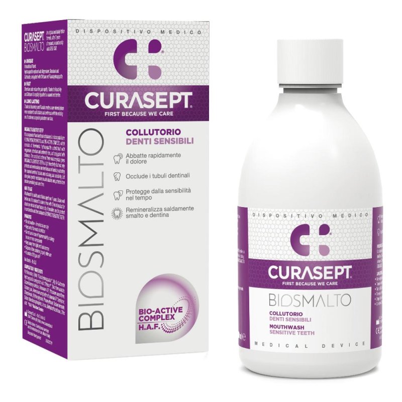 Curasept Biosmalto Collutorio Denti Sensibili 300 Ml Curasept Biosmalto Collutorio Denti Sensibili 300 Ml