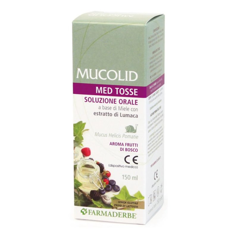 Mucolid Med Sciroppo Tosse 150 Millilitri Fluidificante Mucolitico Per Tosse Grassa E Catarro Mucolid Med Sciroppo Tosse 150 Millilitri Fluidificante Mucolitico Per Tosse Grassa E Catarro