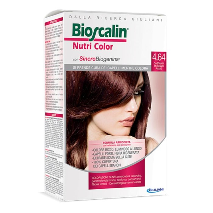 Bioscalin Nutri Color SincroBiogenina Colorazione 4.64 Castano Mogano Rame Bioscalin Nutri Color SincroBiogenina Colorazione 4.64 Castano Mogano Rame