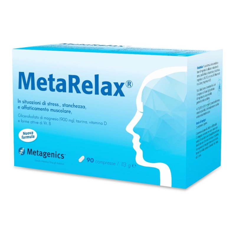 Metagenics Belgium Bvba Metarelax New 90 Compresse Metagenics Belgium Bvba Metarelax New 90 Compresse