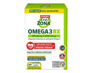 Enerzona  Integratori Omega3 Rx Acidi Grassi EPA DHA 60 Mini Perle 0,5 g