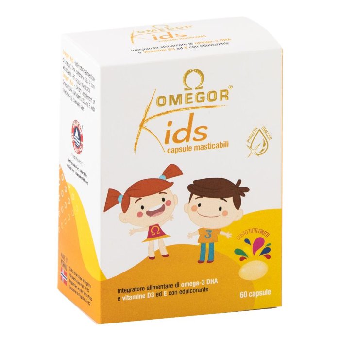 U.g.a. Nutraceuticals Omegor Kids 60 Capsule Masticabili U.g.a. Nutraceuticals Omegor Kids 60 Capsule Masticabili