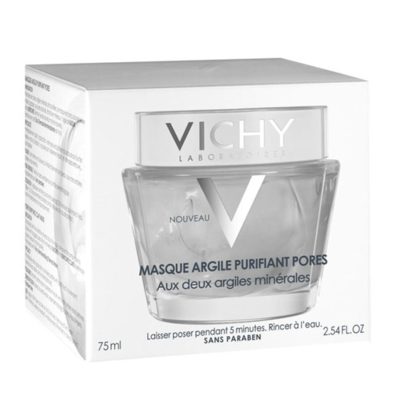 Vichy Mineral Mask Maschera Minerale Purificante Pelle Mista Grassa 75 ml