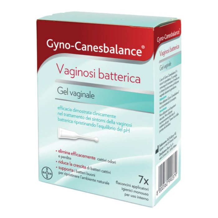 Bayer Dispositivi Medici Gyno-Canesbalance Vaginosi Batterica Gel Bayer Dispositivi Medici Gyno-Canesbalance Vaginosi Batterica Gel
