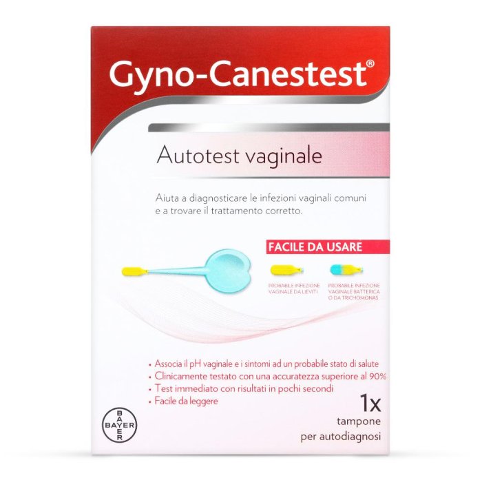 Gyno-Canestest Autotest Vaginale Tampone per la Diagnosi di Infezioni Vaginali Gyno-Canestest Autotest Vaginale Tampone per la Diagnosi di Infezioni Vaginali