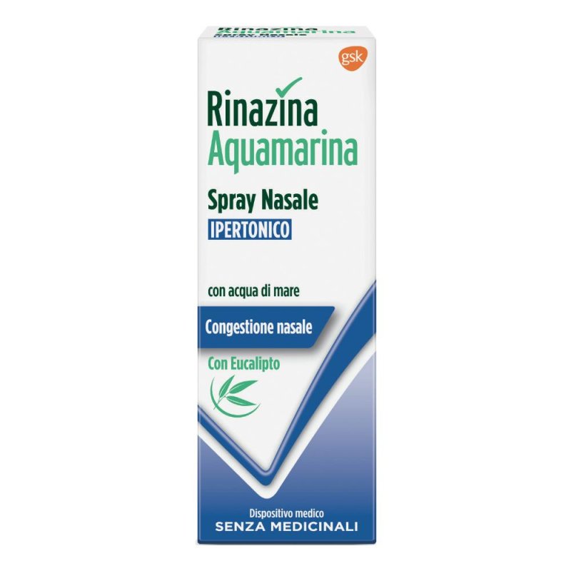Rinazina Aquamarina Spray Nasale Ipertonico 20 mL Rinazina Aquamarina Spray Nasale Ipertonico 20 mL