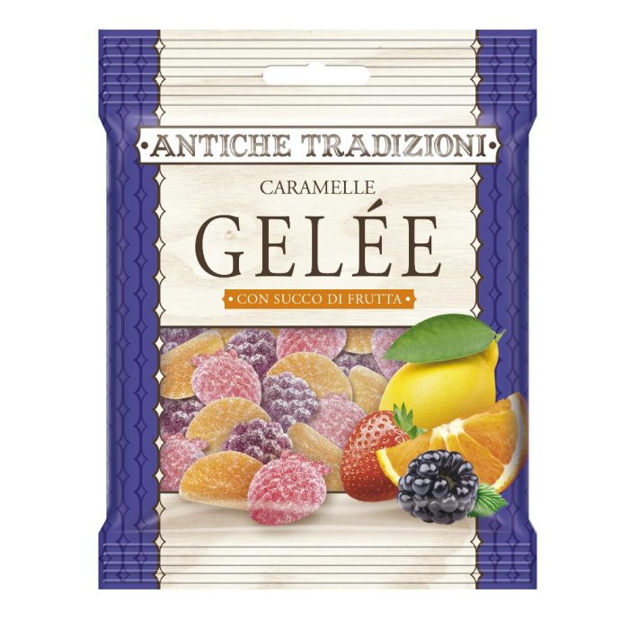Antiche Tradizioni Caramelle Gel&egrave;e 60 g &ndash; Caramelle Morbide alla Frutta di Alta Qualit&agrave;