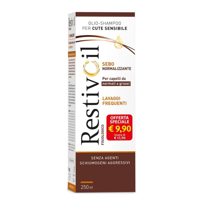 RestivOil Fisiologico Sebonormalizzante Olio Shampoo 250 Ml
