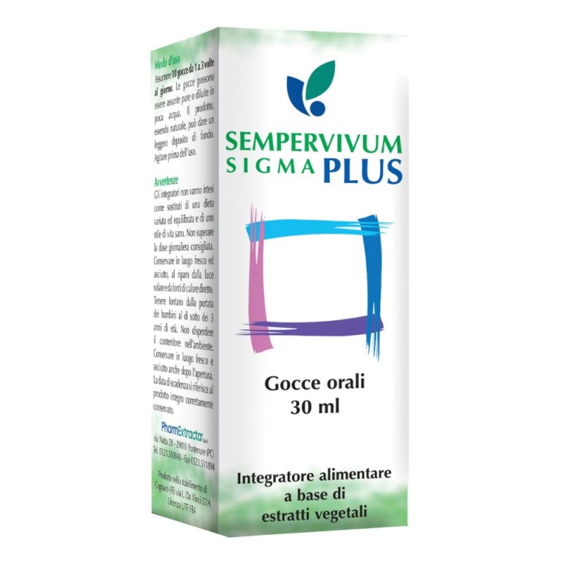 Sempervivum Sigma Plus gocce orali 30 millilitri integratore naturale per il benessere generale Sempervivum Sigma Plus gocce orali 30 millilitri integratore naturale per il benessere generale