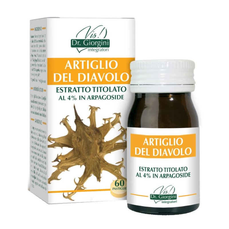 Artiglio del Diavolo Estratto Titolato 60 Compresse Integratore Naturale per Articolazioni e Dolori Muscolari Artiglio del Diavolo Estratto Titolato 60 Compresse Integratore Naturale per Articolazioni e Dolori Muscolari