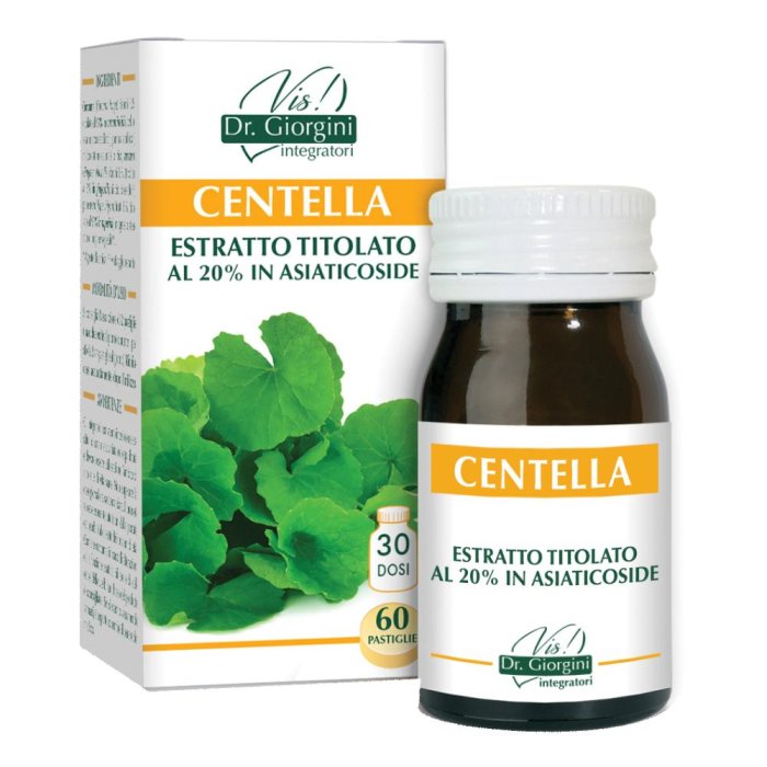 Centella estratto titolato 60 pastiglie integratore per microcircolo