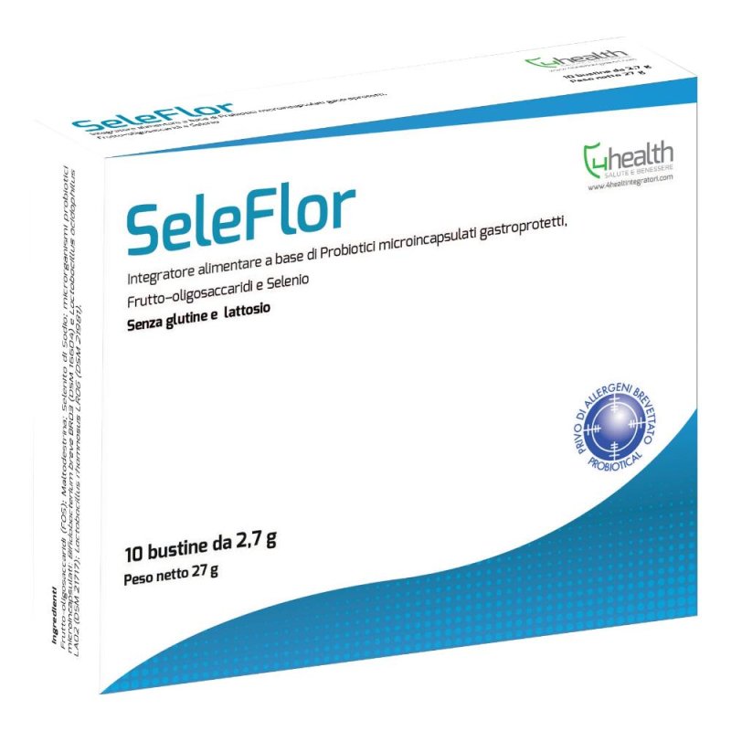 Seleflor 4H Integratore Fermenti Lattici Probiotici in Bustine &ndash; Confezione da 10 Bustine | Huzounet