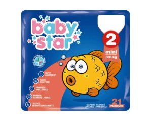 Farvima Baby Star Pannolini Mini Taglia 2 3-6Kg 21 pannolini