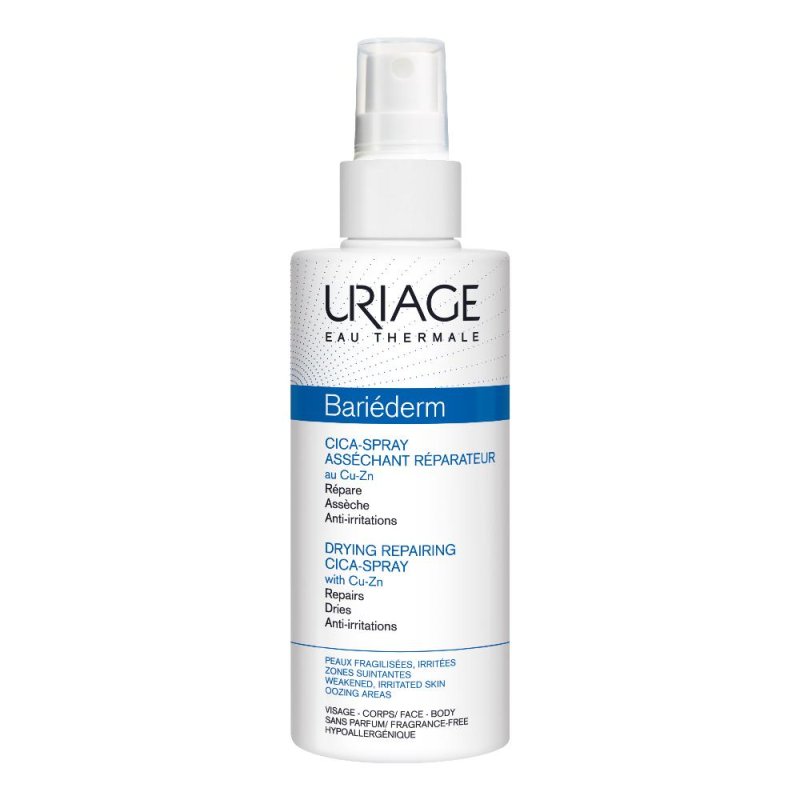 Uriage Bariéderm - Cica-Spray Assorbente Riparatore Con Cu-Zn, 100ml Uriage Bariéderm - Cica-Spray Assorbente Riparatore Con Cu-Zn, 100ml