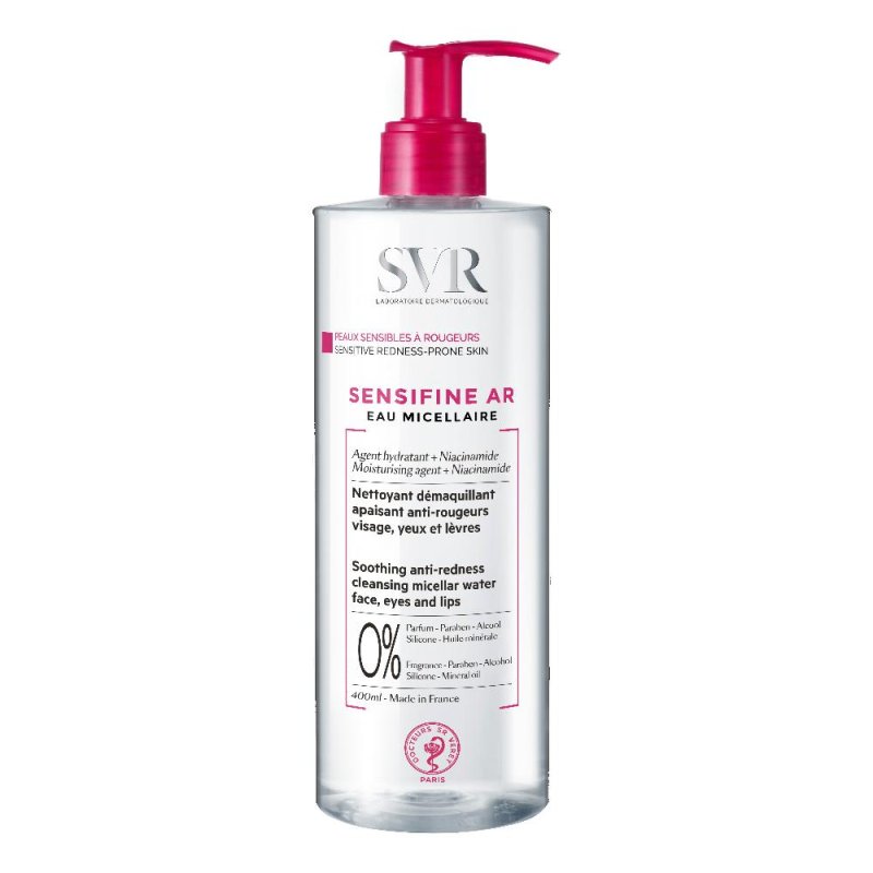 SVR Sensifine AR - Eau Micellaire Acqua Micellare Struccante Anti-Rossore 400 ml