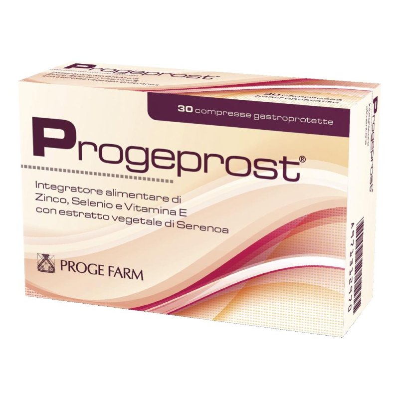 Progeprost 30 Compresse Knowlton &ndash; Integratore per il Benessere della Prostata a Base di Serenoa Repens