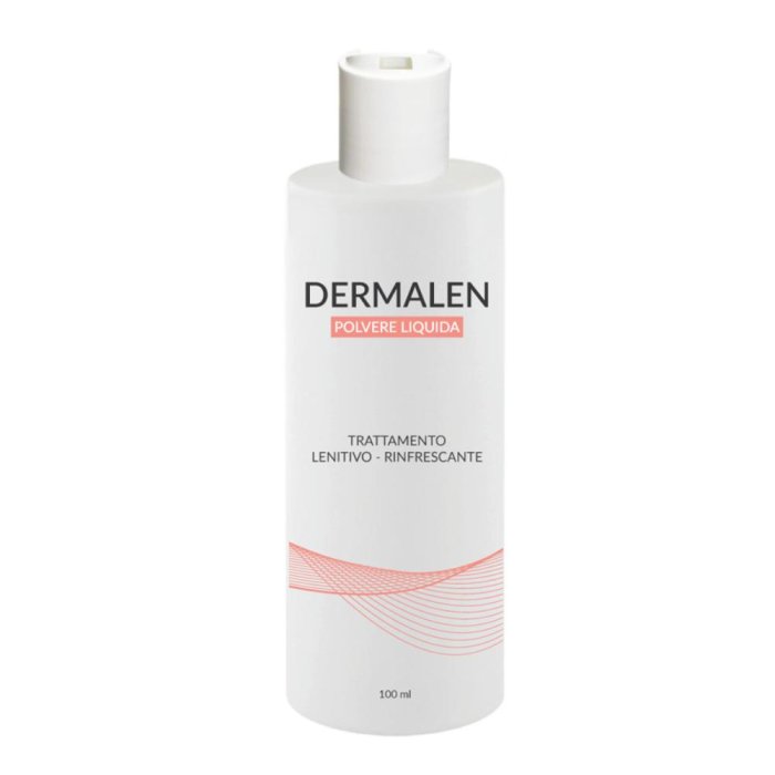 DERMALEN Polvere Liquida 100 ml dermalen Trattamento Lenitivo e Assorbente per Irritazioni Cutanee e Arrossamenti della Pelle DERMALEN Polvere Liquida 100 ml dermalen Trattamento Lenitivo e Assorbente per Irritazioni Cutanee e Arrossamenti della Pelle