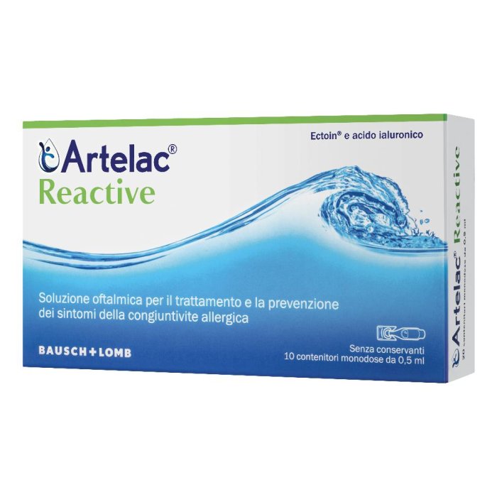 Artelac Reactive Soluzione Oftalmica Monodose 10 Unita' Da 0,5 Ml Artelac Reactive Soluzione Oftalmica Monodose 10 Unita' Da 0,5 Ml