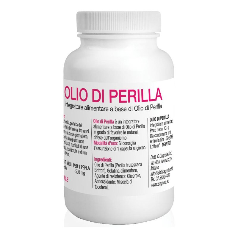 Dott.c.cagnola Olio Di Perilla 60 Perle Dott.c.cagnola Olio Di Perilla 60 Perle