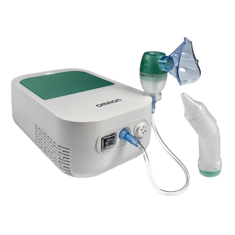 Omron Duobaby Nebulizzatore A Compressore Aerosol con Aspiratore Nasale