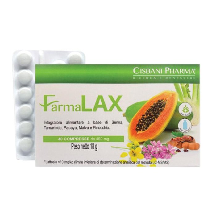 Farmalax 40 Compresse Lassativo Delicato per la Regolarità Intestinale Farmalax 40 Compresse Lassativo Delicato per la Regolarità Intestinale