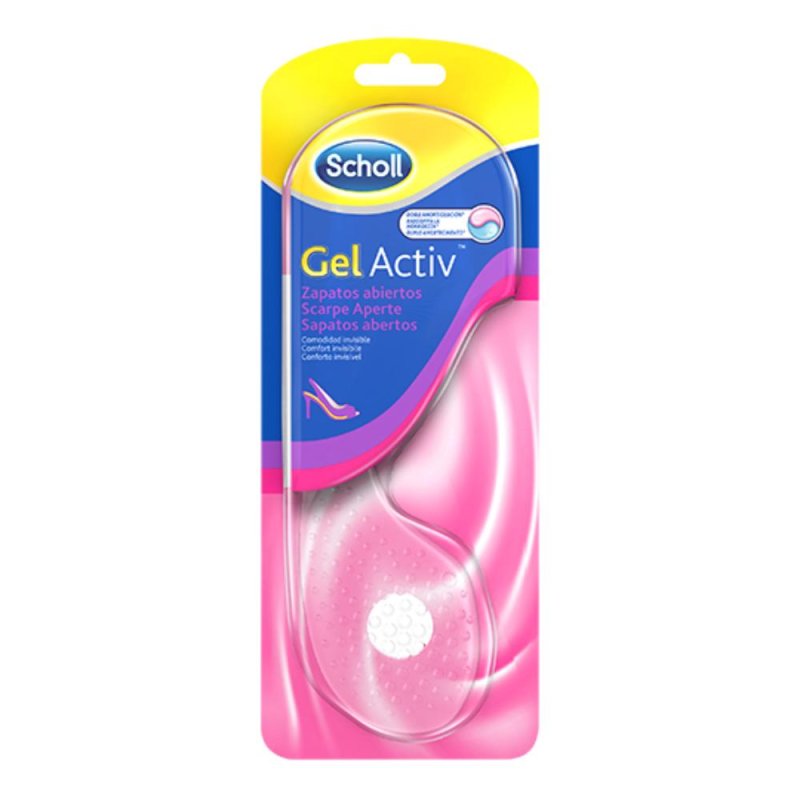 Scholl Gel Active Scarpe Aperte Cuscinetto Trasparente Misura Da 35 a 40.5 1Paio Scholl Gel Active Scarpe Aperte Cuscinetto Trasparente Misura Da 35 a 40.5 1Paio