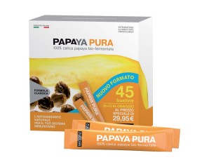 Papaya Pura 45 Bustine Da 3 G Integratore Alimentare Orosolubile