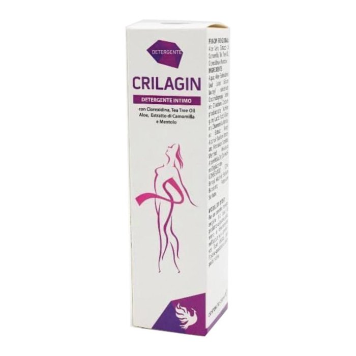 Crilagin Detergente Intimo con Tea Tree Oil, Clorexidina e Aloe Vera 250 ml Crilagin Detergente Intimo con Tea Tree Oil, Clorexidina e Aloe Vera 250 ml